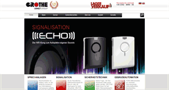 Desktop Screenshot of grothegmbh.de